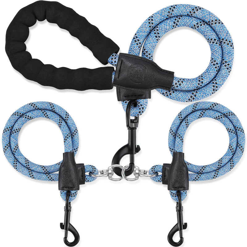 Double Dog Leash 360° Swivel No Tangle